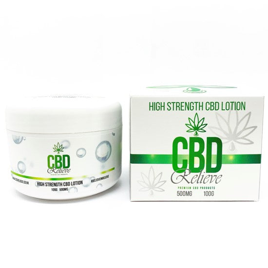 CLEARANCE OFFER: CBD Relieve | 100g Body Lotion - 500mg