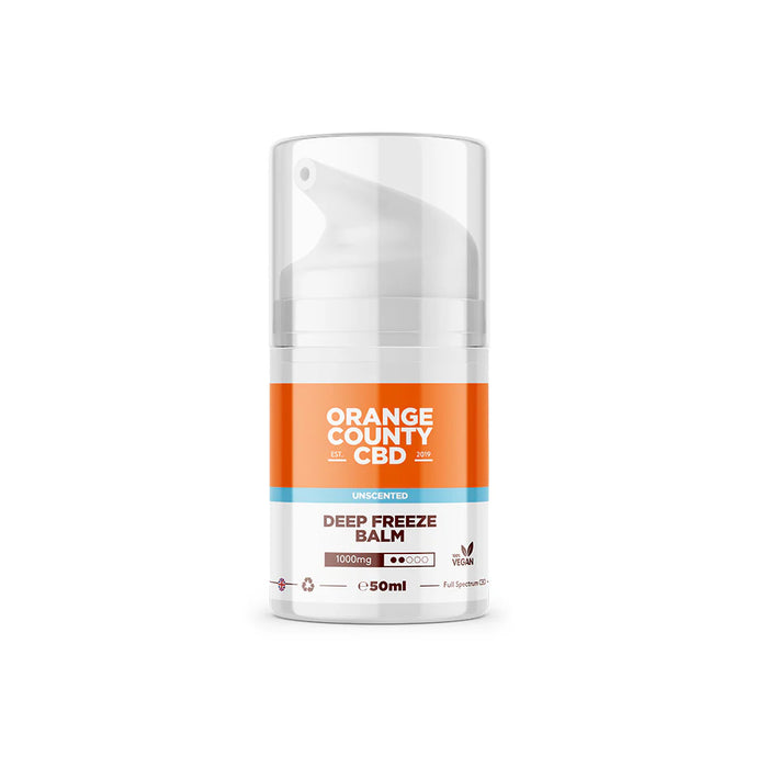1000mg Deep Freeze CBD Muscle Balm (50ml) by Orange County