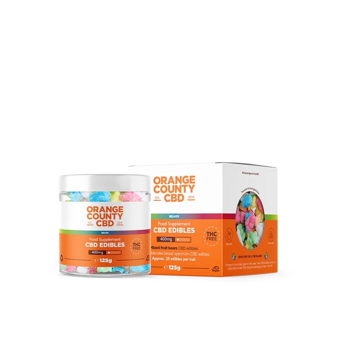 CBD Gummy Bears (Small Tub) by Orange County