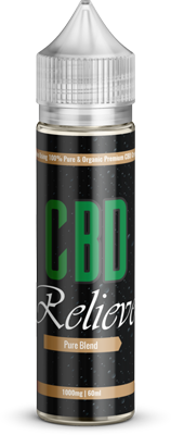 CBD Relieve | 60ml Shortfill E-Liquid - Pure Blend 1000mg (Nicotine Free)