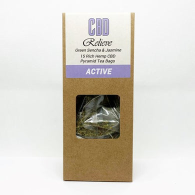 CLEARANCE OFFER | CBD Relieve | Premium Hemp Rich CBD Tea - ACTIVE