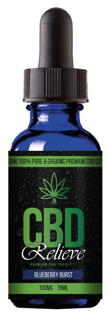 CLEARANCE OFFER | CBD Relieve | 15ml Blueberry Burst E-Liquid - 100mg - BOGOF!