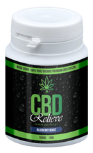 Load image into Gallery viewer, CLEARANCE OFFER | CBD Relieve | 15ml Blueberry Burst E-Liquid - 100mg - BOGOF!