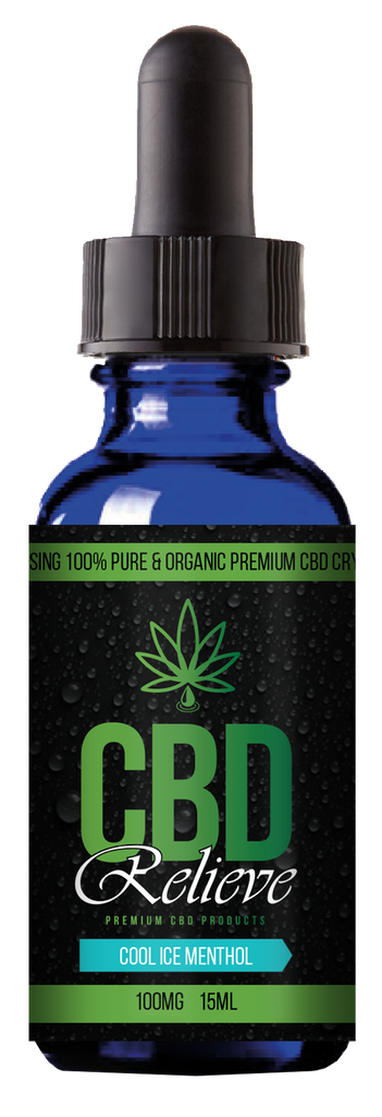 CLEARANCE OFFER | CBD Relieve | 15ml Cool Ice Menthol E-Liquid - 100mg - BOGOF