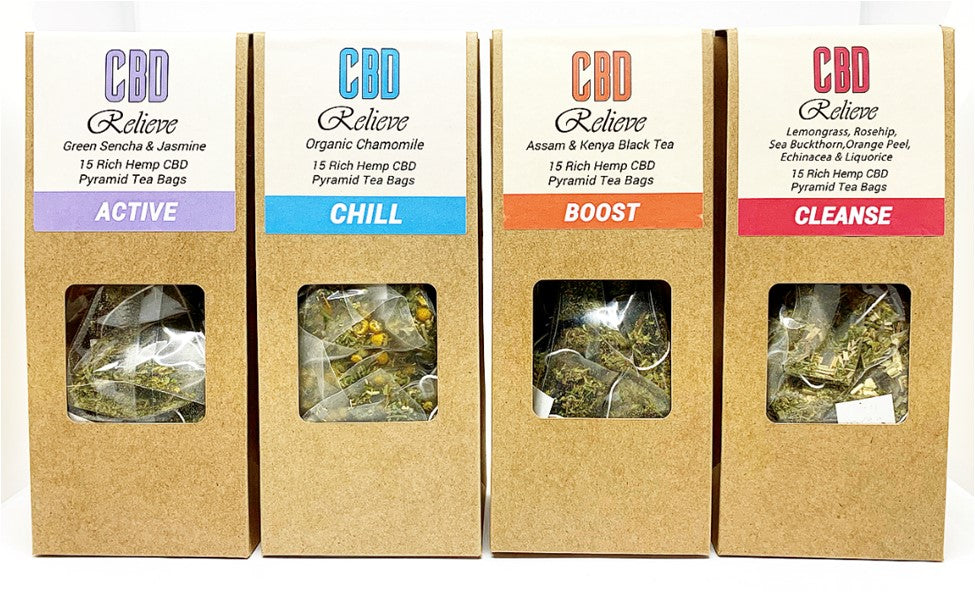 CBD Relieve | Premium Hemp Rich CBD Tea - CHILL