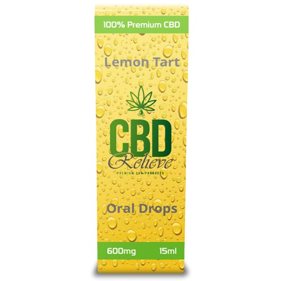 CBD Relieve | 15ml Full Spectrum Oral Drops - Lemon Tart 600mg