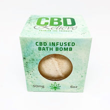 Load image into Gallery viewer, CLEARANCE OFFER | CBD Relieve | 6oz CBD Infused Bath Bomb 50mg - RELAX