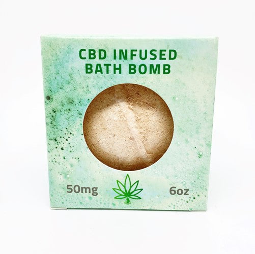 CLEARANCE OFFER | CBD Relieve | 6oz CBD Infused Bath Bomb 50mg - RELAX