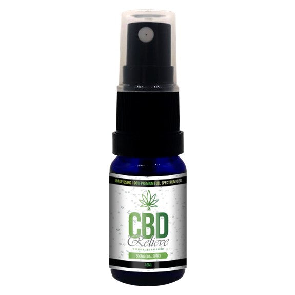 CLEARANCE OFFER: CBD Relieve | 10ml Full Spectrum CBD Oil Spray - 500mg