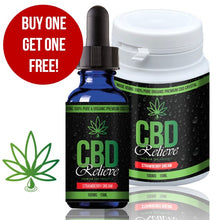 Load image into Gallery viewer, CLEARANCE OFFER | CBD Relieve | 15ml Strawberry Dream E-Liquid - 100mg - BOGOF